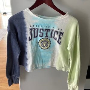 Justice long sleeve size 12/14, no rips holes stains